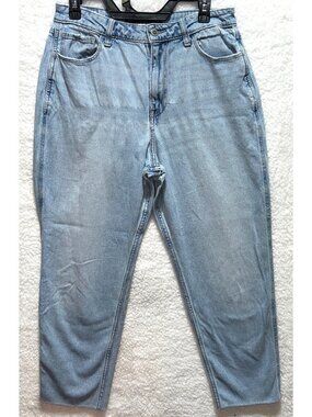 Hollister Womens Ultra High-Rise Mom Jeans Light Wash 9R W29 L27 Vintage Stretch